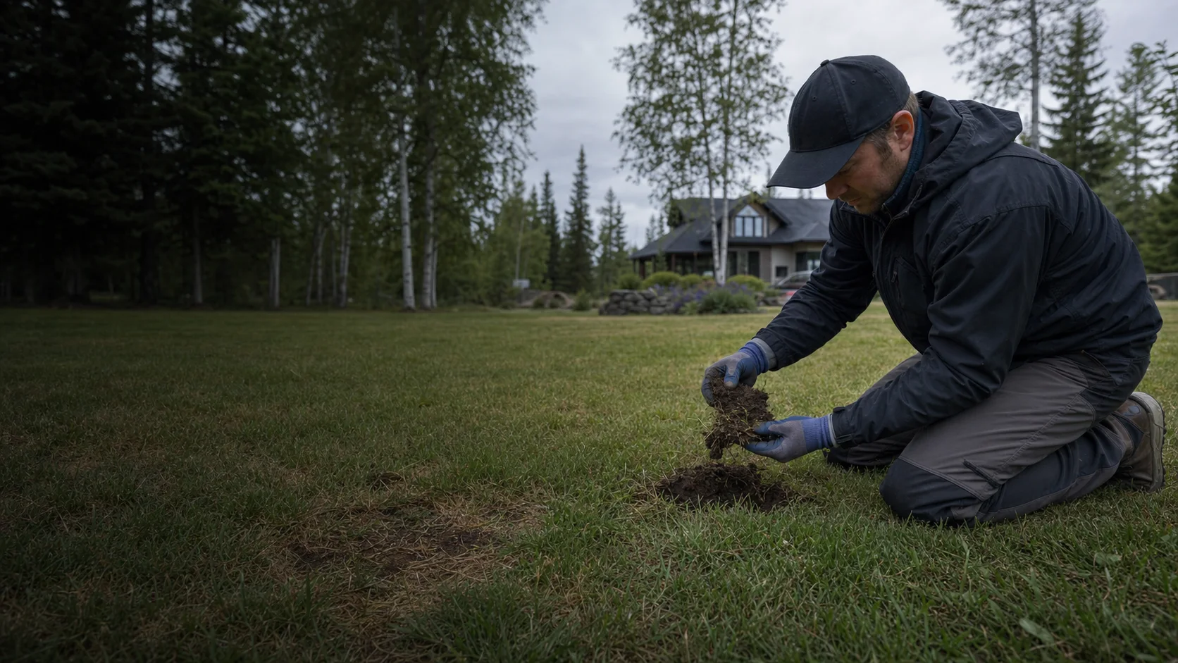 Lawn Insect Control by Dead Weed in the Peace Region